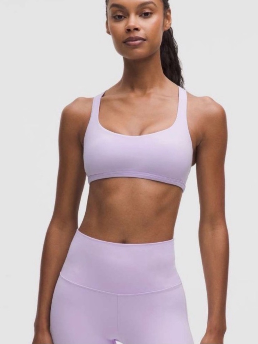 Lululemon Free to Be Wild bra - faint lavender